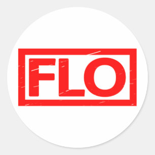 Adesivo Selo de Flo