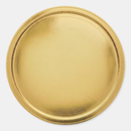 Adesivo Selo de Folha de Ouro 3D Medalha de Prêmio de Exce