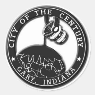 Adesivo Selo de Gary, Indiana