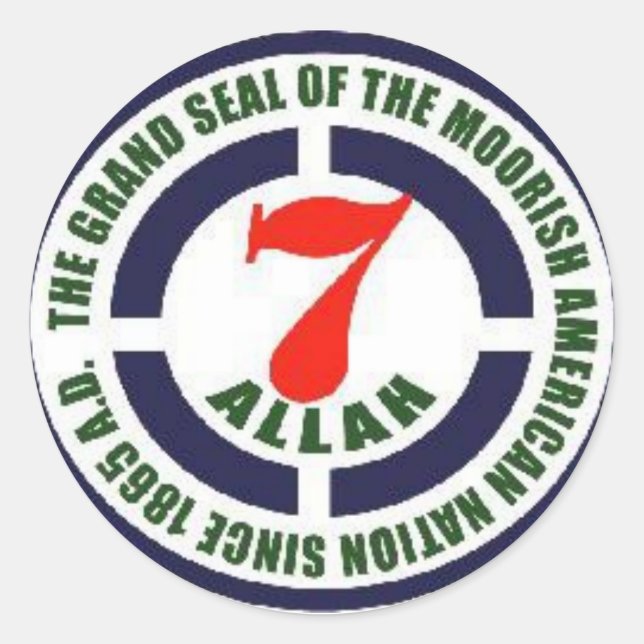 Adesivo Selo de GRAND americano amargurado (Frente)