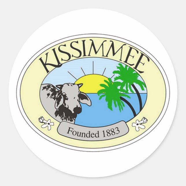 Adesivo Selo de Kissimmee, Florida (Frente)