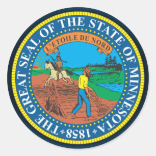 Adesivo Selo de Minnesota