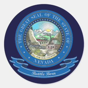 Adesivo Selo de Nevada