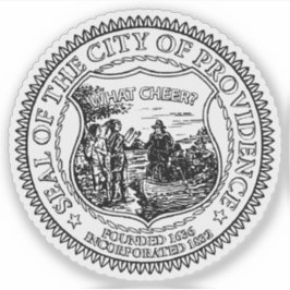 Adesivo Selo de Providence, Rhode Island, EUA