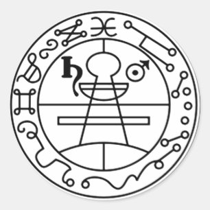 Adesivo Selo de Salomão Goétia