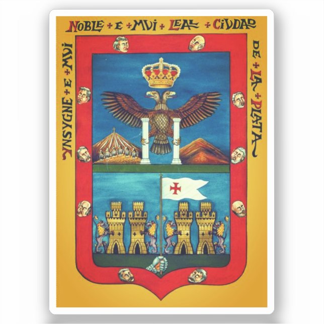 Adesivo Selo de Sucre, Bolívia (Frente)