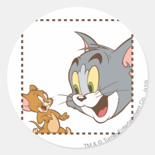 Adesivo Selo de Tom e de Jerry