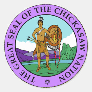 Adesivo Selo do Chickasaw