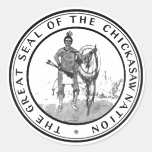 Adesivo Selo do Chickasaw