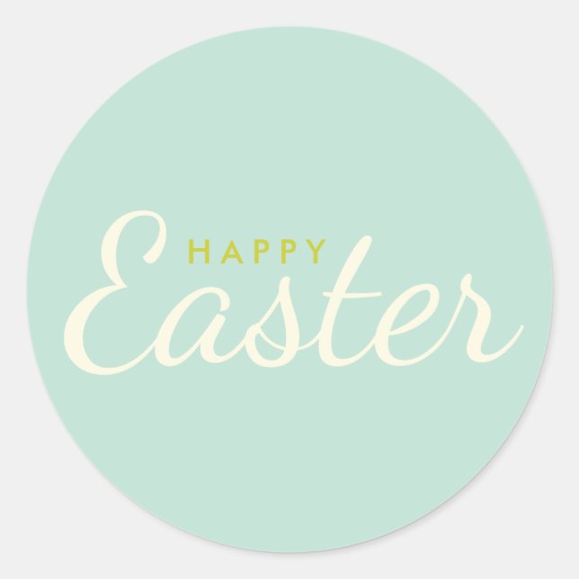 Adesivo Selo do Envelope da Casa da Moeda do felz pascoa (Frente)