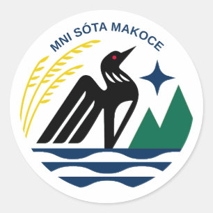 Adesivo Selo do Estado de Minnesota