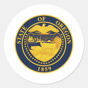 Adesivo Selo do estado de Oregon