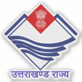 Adesivo Selo do Estado de Uttarakhand, Índia