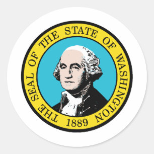 Adesivo Selo do Estado de Washington