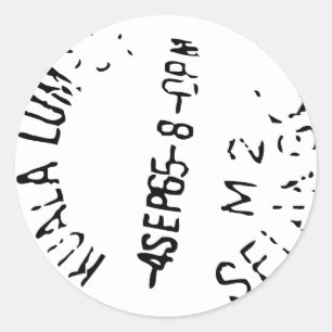 Adesivo Selo do passaporte