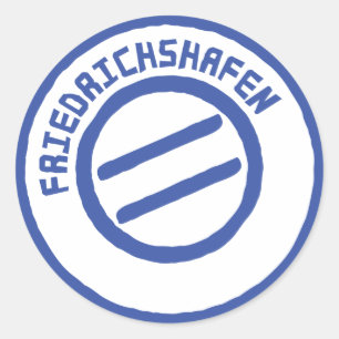 Adesivo Selo do stempel do cargo de Friedrichshafen