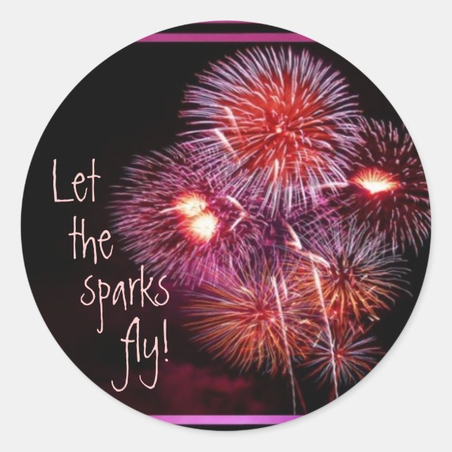 Adesivo Selo do Sticker ~ Celebrar: Fireworks (Frente)