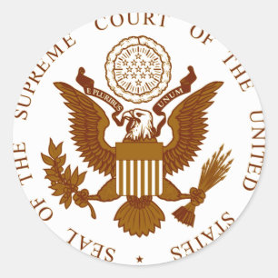 Adesivo Selo do Supremo Tribunal dos EUA