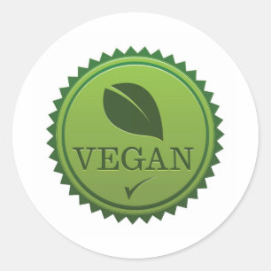 Adesivo Selo do Vegan