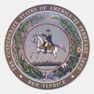 Adesivo Selo dos Estados Confederados da América