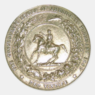 Adesivo Selo dos Estados Confederados da América
