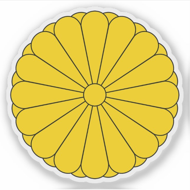 Adesivo Selo Imperial do Japão (Frente)