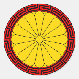 Adesivo Selo Imperial do Japão Selo do Crisântemo