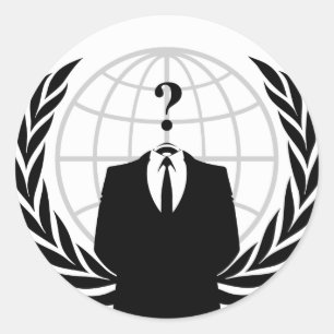 Adesivo Selo/logotipo anónimos