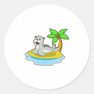 Adesivo Selo na Ilha