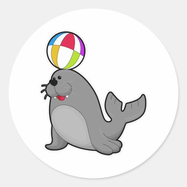 Adesivo Selo nos esportes aquáticos com polo aquático (Frente)