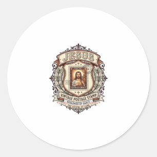 Adesivo Selo Postal Vintage Jesus Selo Postal Vintage Jesu