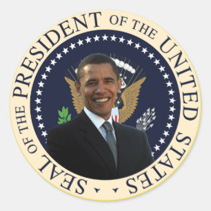 Adesivo Selo presidencial de Obama