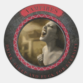 Adesivo Selo Vampiro - Vinheta Supernatural