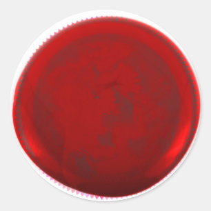 Adesivo Selo vermelho clássico do envelope da cera