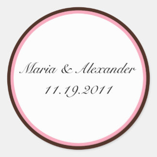 Adesivo Selos castanhos de chocolate com greta rosa/adesiv