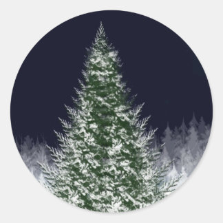 Adesivo Selos De Cartões De Natal Silencioso, Holdiay