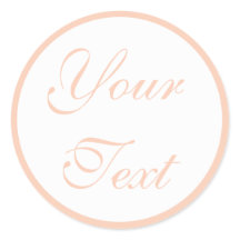 Selos de Envelope de Casamento Coral/Peach com tex