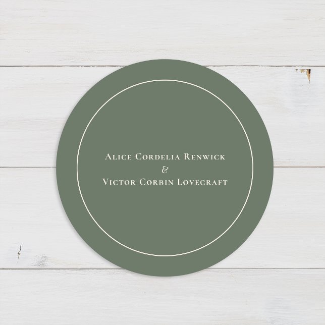 Adesivo Selos de Envelope de Casamento Simples Boho Arco V (Criador carregado)