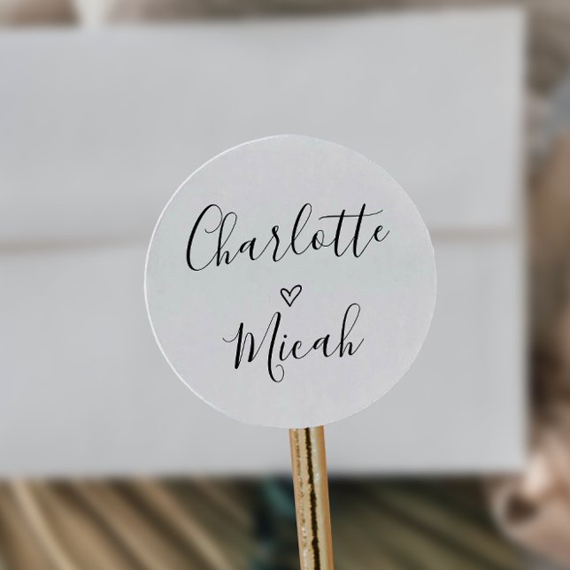 Adesivo Selos De Envelope De Coração Desenhados À Mão (Criador carregado)