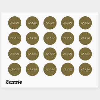 Adesivo Selos de Envelope de Data de Casamento Salve a Dat