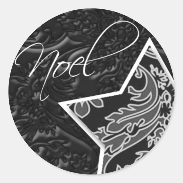 Adesivo Selos de Envelope de Feriado Personalizável Noel S (Frente)