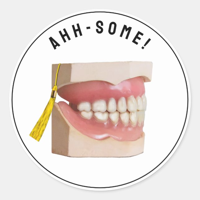 Adesivo Selos de Envelope de Formatura de Odontologia (Frente)