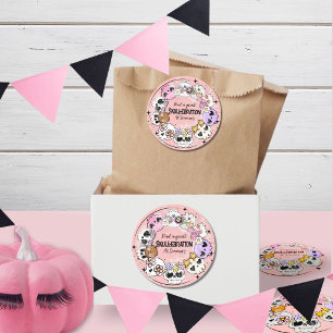 Adesivo Selos de Envelope de Halloween para Caixas e Sacos