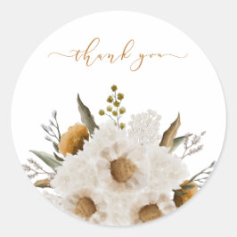 Adesivo Selos de Envelope Floral de Aquarela