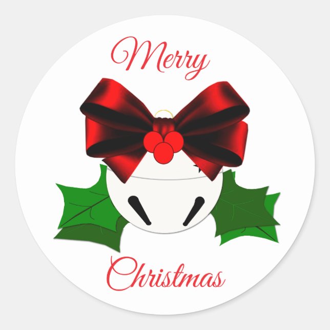 Adesivo Selos de Envelope Jingle Bell (Frente)