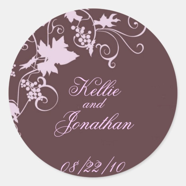 Adesivo Selos de Envelope ou Favor (Frente)