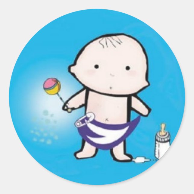 Adesivo Selos de Envelope para Bebês (Frente)