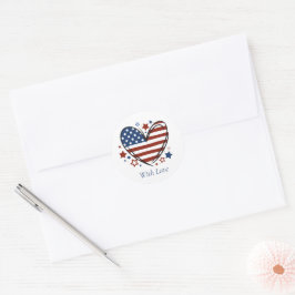 Adesivo Selos de Envelope Patriótico de Cartas de Bootcamp