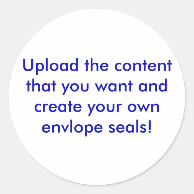 Adesivo Selos de Envelope Personalizados (Frente)