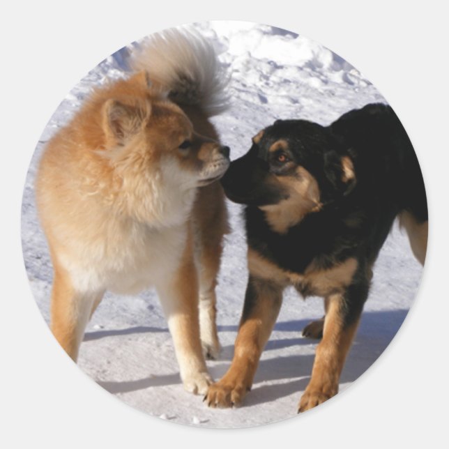 Adesivo Selos de Envelope Puppy play (Frente)